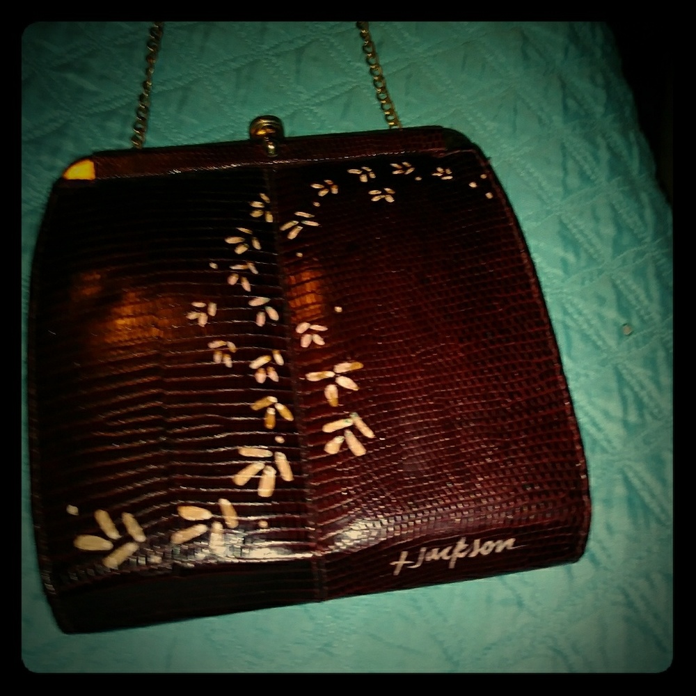 Exoctic skin handbag